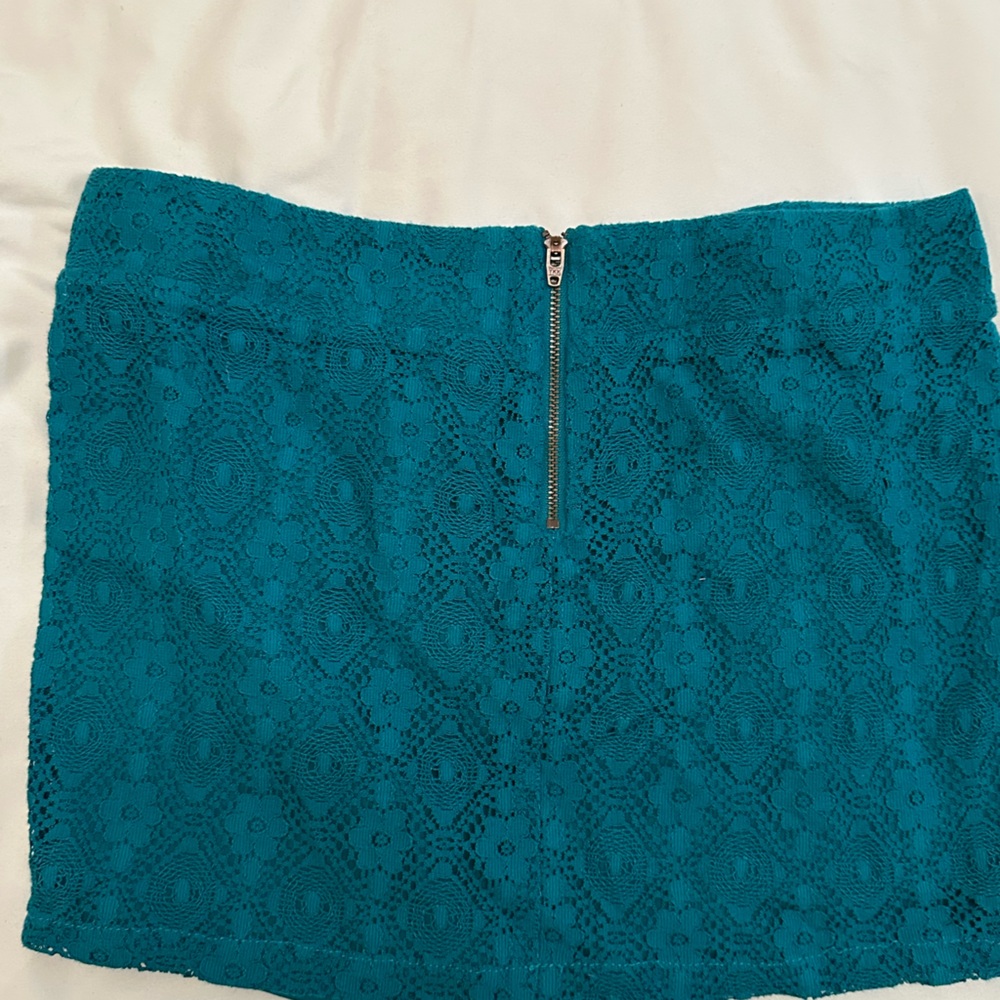 Volcom Turquoise Lace Top - Picture 4 of 6